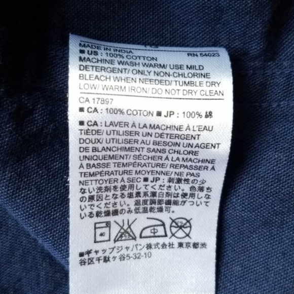 🎉HP🎉 Banana Republic Snap Button Down -XL - Picture 8 of 8